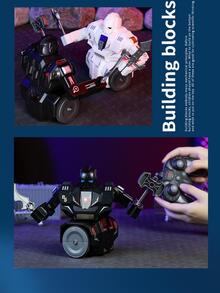 1 Pc Robot De Batalla Inteligente Con Control Remoto, Robot De Lucha Competitivo, Divertido Juguete Interactivo Para Niños - Blanco - Ver 5