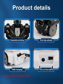 1 Pc Robot De Batalla Inteligente Con Control Remoto, Robot De Lucha Competitivo, Divertido Juguete Interactivo Para Niños - Blanco - Ver 7