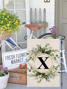 1入組,植物花卉亚麻双面花园旗帜（12英寸*18英寸/30厘米*45厘米）,家居裝飾,戶外裝飾,院子裝飾,花園裝飾（不帶金屬支架） - 彩色 - 查看 7