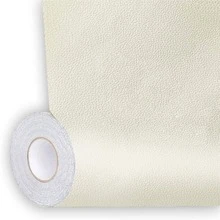 Leather Repair Patch Tape Kit Black/Beige, 20 x 54 inch, Repair Patch Self Adhesive Waterproof, DIY Large Leather Patches for Sofa, Chair, Car Seat, Couches, Furniture, Kitchen Cabinets, Wall - 米白色 - 查看 1
