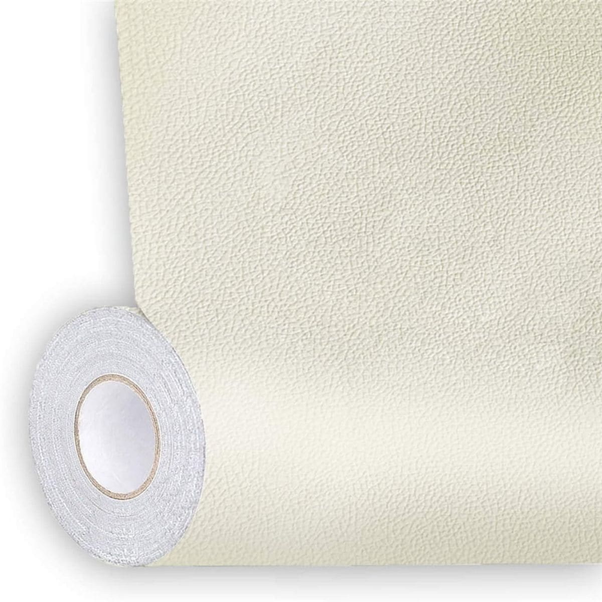Leather Repair Patch Tape Kit Black/Beige, 20 x 54 inch, Repair Patch Self Adhesive Waterproof, DIY Large Leather Patches for Sofa, Chair, Car Seat, Couches, Furniture, Kitchen Cabinets, Wall - 米白色 - 查看 1