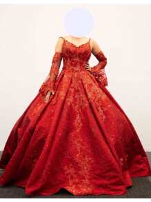 XV Years Dress - 紅色 - 查看 1