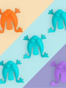 10pcs Solid Color Plastic Jumping Frogs Toy - Multicolor - View 4