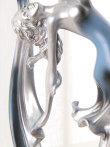 1pc Nordic Style Creative Home Decor Elegant Dancing Girl Artwork For Modern Simple Living Room TV Cabinet Decoration - Multicolor - View 4