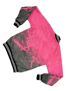 Lined Windbreaker Jacket - Hot Pink - View 2