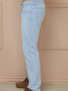 Men Jeans - 淺色水洗2 - 查看 3
