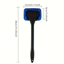 1入組汽車擋風玻璃除霧和雨刷、清潔刷、擋風玻璃雨刷工具、清潔工具、窗戶清潔劑和清潔用品 - 綠色 - 查看 6