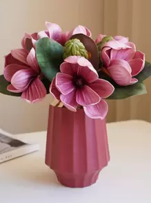 Artificial Orchid Flowers  Fake Orchids For Home Office Wedding Table Centerpiece For Wedding Decoration, Valentine'S Day Decor, Birthday Decor, Anniversary Decor, Holiday Decor, Graduation Decoration, Party Decor Supplies - 淡紫色 - 查看 1