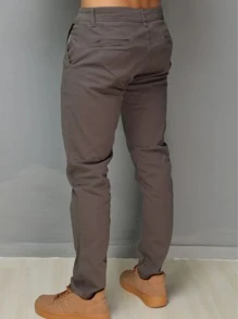 Men Jeans - Grey - View 2