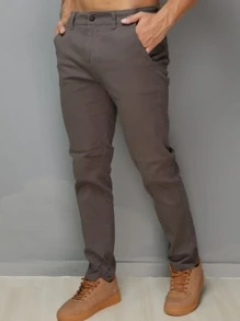 Men Jeans - Grey - View 4