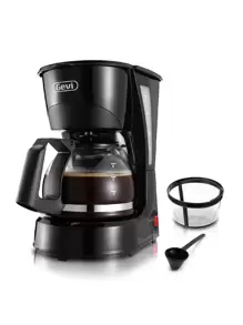 Gevi 4 Cups Small Coffee Maker, Compact Coffee Machine With Reusable Filter, Warming Plate And Coffee Pot For Home And Office - Black - View 1