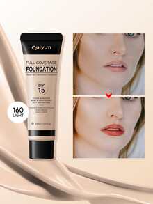 Base de maquillaje líquida cobertura completa 30g - 160 tono de piel brillante - Ver 3