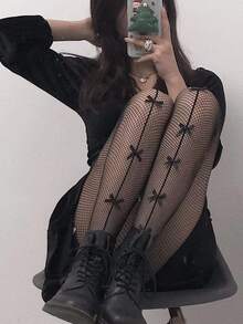 Medias Mujer - Negro - Ver 1