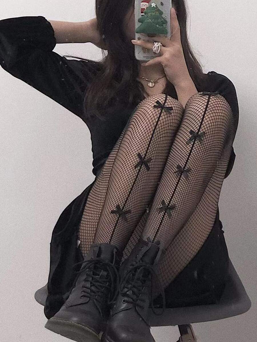 Medias Mujer - Negro - Ver 1