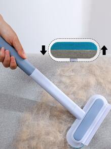1 pieza multifuncional Cepillo para depilación de mascota para gatos & perros , Alfombra , Cama , ropa & de vidrio limpieza