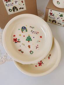 Platos de Porcelana - Beis - Ver 3