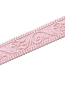 1 Roll 2.3m/90.6inch 3D Flower Leaves Vine Pattern Relief Romantic Special Design Skirting Line Sticker, XPE Foam Material Self-Adhesive Crash-Proof Wall Sticker, Minimalist Modern Style Home Decor, Renovation Skirting Line Home Improvement Material For Protecting Wall Edges, Various Colors And Sizes Are Available, Easy To Clean, Stickers, Wall Decal, Vinyl Decal For Home Decorations, Spring Decoration Items Refresh Your Home, Rama Decoration Stickers Gifts Birthday Graduation - Pink - View 2