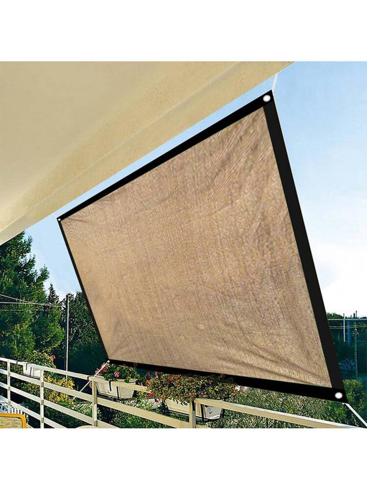 Recinzione Per Balcone 1,2 X 6,3 M - Telo Ombreggiante HDPE Blocco UV 90%, Marrone