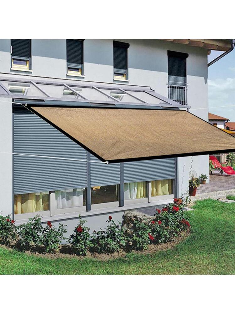 Recinzione Per Balcone 1,2 X 6,3 M - Telo Ombreggiante HDPE Blocco UV 90%, Marrone