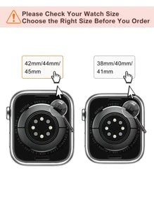 1入組漸變米蘭磁鐵不鏽鋼網環環扣替換兼容蘋果手錶帶系列Ultra Se 9 8 7 6 5 4 3 2 1 38mm 40mm 41mm 42mm 44mm 45mm 49mm女士和男士手錶帶 - 漸層 - 查看 5