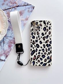 豹纹防摔手机壳带挂绳，国际版，非国内版 - 彩色 - 查看 4