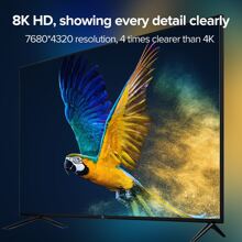8K Cable 2.1 48Gbps 9.8ft, High SpeedCord, 4K@120Hz, 8K@60Hz, DTS: X/HDCP/HDR/EARC