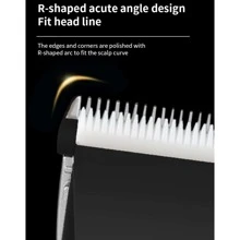 1 件装 3 合 1 男士理发器，复古雕刻发型修剪器，不锈钢电动推杆，男士美容套装 - 黑色 - 查看 5