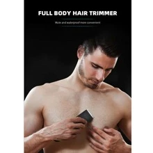 1 件装 3 合 1 男士理发器，复古雕刻发型修剪器，不锈钢电动推杆，男士美容套装 - 黑色 - 查看 4