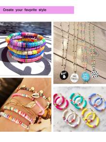 24 Colors Fashionable Polymer Clay Beads Jewelry Making Kit - 24 Color Clay Bead Kit - View 4