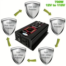 車載逆變器 - 黑色 - 查看 2