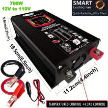 車載逆變器 - 黑色 - 查看 1