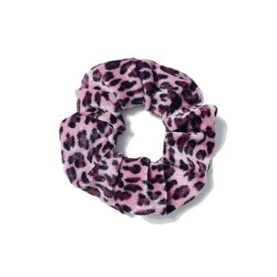 1 pieza Pequeño tamaño Elegante coletero de terciopelo con estampado de leopardo elástico para uso diario de mujeres Boho Scrunchies Coleteros Coletero, Accesorios para el cabello con estampado animal Banda elástica Accesorios de belleza para el cabello en el hogar