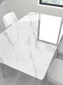 1 件白色大理石图案自粘厨房贴纸,防水、耐热、防油,适用于橱柜抽屉和壁纸翻新、贴纸、墙贴花、乙烯基贴花,用于家庭装饰、春季装饰品让您的家焕然一新、节日装饰贴纸礼物生日毕业 - 白色 - 查看 3