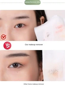 1包牛油果卸妝濕巾(萃取包裝),一次性,可攜帶,溫和潔面濕巾,不刺激,適用於女性旅行度假