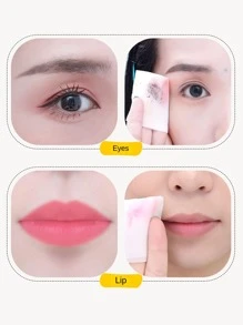 1包牛油果卸妝濕巾(萃取包裝),一次性,可攜帶,溫和潔面濕巾,不刺激,適用於女性旅行度假