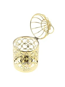 2 Pcs Metal Candle Holder,Home Decor Hanging Birdcage Lantern,Party Supplies Home Decoration Craft Candelabra