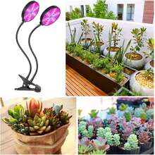 Luz de crecimiento de 30 W para plantas de interior con encendido/apagado automático y temporizador de 4/8/12 horas, luces LED de espectro completo para crecimiento de plantas t5 brillo regulable y 3 modos de luz, 156 LED con clip para iniciar/jardinería de semillas - Negro - Ver 7