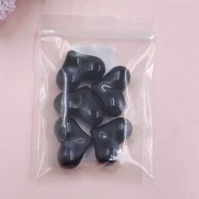 5入組/套時尚極簡風格愛心設計DIY珠子適合女士適用於珠寶製作 - 黑色 - 查看 5