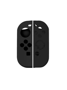 Funda protectora de silicona suave para los controles Joy-Con de Switch, con múltiples opciones de color - Negro - Ver 5