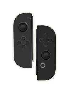 Funda protectora de silicona suave para los controles Joy-Con de Switch, con múltiples opciones de color - Negro - Ver 2