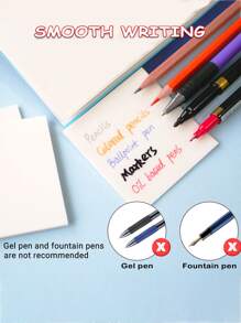 100pcs-3 X 3 Inch Translucent Sticky Notes, Waterproof Self-stick Semi-transparent Memo Pad For Writing Notes, Reminders In School And Office - Clear - View 3