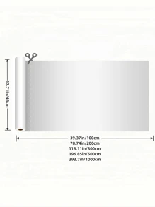 1 件黑白大理石效果自粘厨房贴纸，适用于橱柜抽屉，防水、防油、耐高温壁纸，可翻新，贴纸，墙贴花，乙烯基贴花，用于家庭装饰，春季装饰品，让您的家焕然一新，节日装饰贴纸礼物生日毕业 - 黑與白 - 查看 5