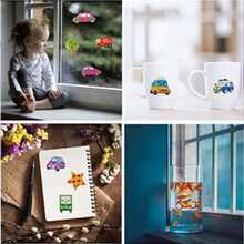 Sticker Books For Kids Toddlers Reusable & Waterproof Cute Stickers Reusable, Sticker Pad Puffy Sticker Play Set Travel Toy For Kids Age 2 3 4 Years, And Non-Adhesive, Window Clings For Kids (Animals Stickers) - Green - View 7