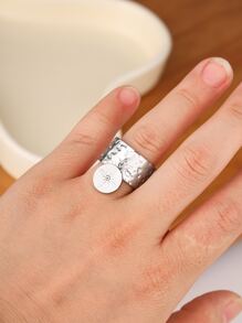 1pc Fashion Stainless Steel Star Ring - Multicolor - View 4