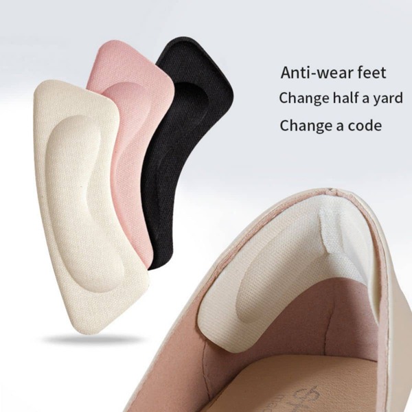 2Packs Heel Insoles Patch Pain Relief Anti-Wear Shoe Cushion Pads Feet Care Heel Protector Adhesive Back Sticker Shoes Insert,Shoes And Boots Accessories