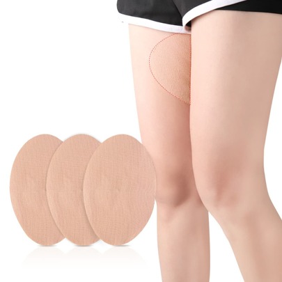 1pc Thigh Anti-chafing Patch Invisible High Elastic Protection Leg Knee Shin Sticker