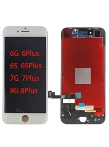 手機液晶屏兼容iPhone 6/6S/7/7P/6P/6SP/8/8Plus - 白色 - 查看 1