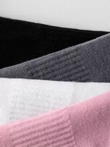 Sports Outdoor 4 Pairs ,Yoga Socks For Women Non-Slip Grips & Straps, Ideal For Pilates, Pure Barre, Ballet, Dance, Barefoot Workout
