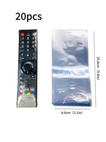 20 chiếc Vỏ bọc điều khiển từ xa trong suốt, màng chống bụi PVC cho vỏ bọc điều khiển từ xa, túi xách, hộp đựng, đồ lưu trữ - Trong sáng - Xem 5