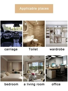 Car Air Freshener Refill Pack, 4pcs - Purple - View 5